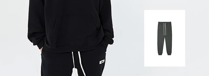 CHINISM CH Sweatshirt for Men, Spring And Autumn Classic Simple Couple's Top, Heavyweight American-Style Hoodie, Sports Casual Pullover Hooded Sweatshirt 5