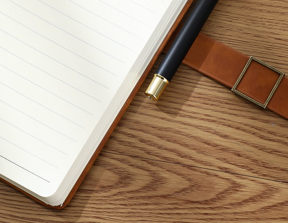 Faramon Notebook A5 Leather Cover Thickened Journal Business Simple Office Meeting Record Book Notebook Stationery Customization B5 Athens Black 3