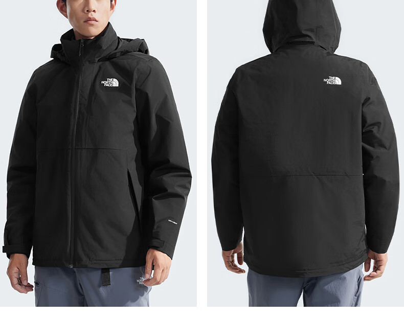 The North Face Men's 3-in-1 Waterproof Insulated Down Jacket 88RK Black/4H0 L 4