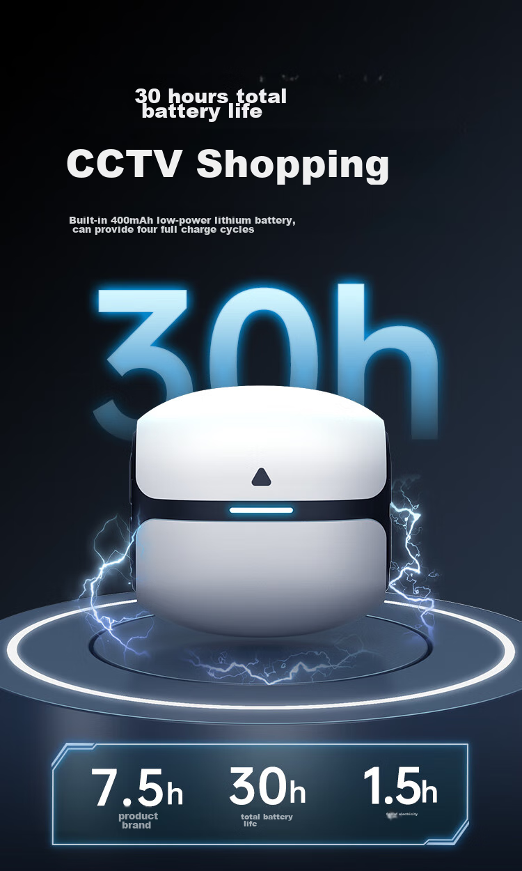 Lanshidun THETA PRO True Wireless Bluetooth Earphones, 45ms Low Latency, for Music Gaming And Sports, ENC Call Noise Reduction Headphones, Long Battery Life, Super White 9