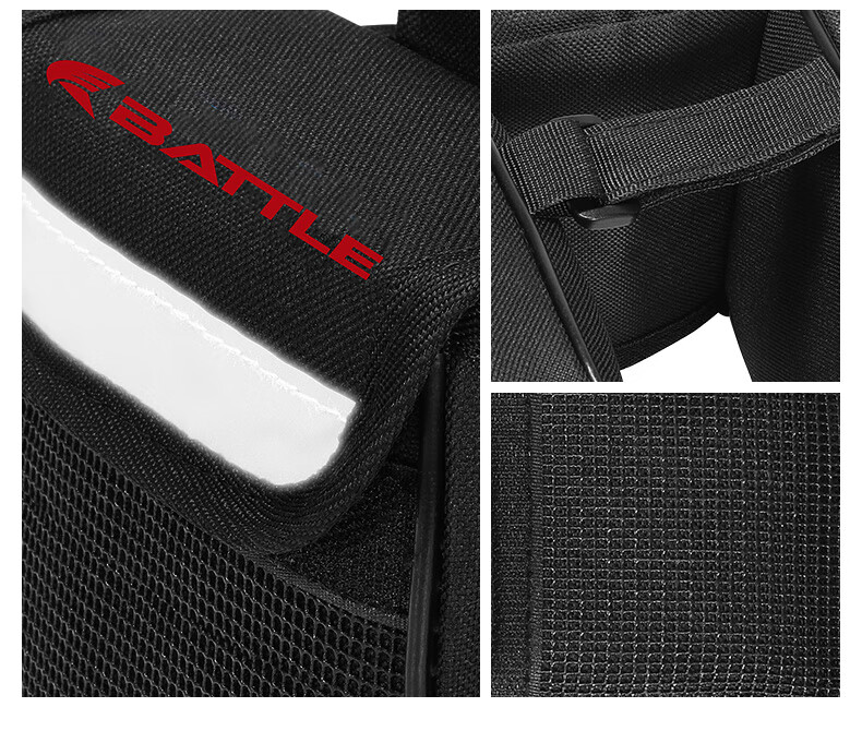 BATTLE Mountain Bike Handlebar Bag, Bicycle Accessory, Universal Handlebar Saddle Bag, Phone Pouch 7