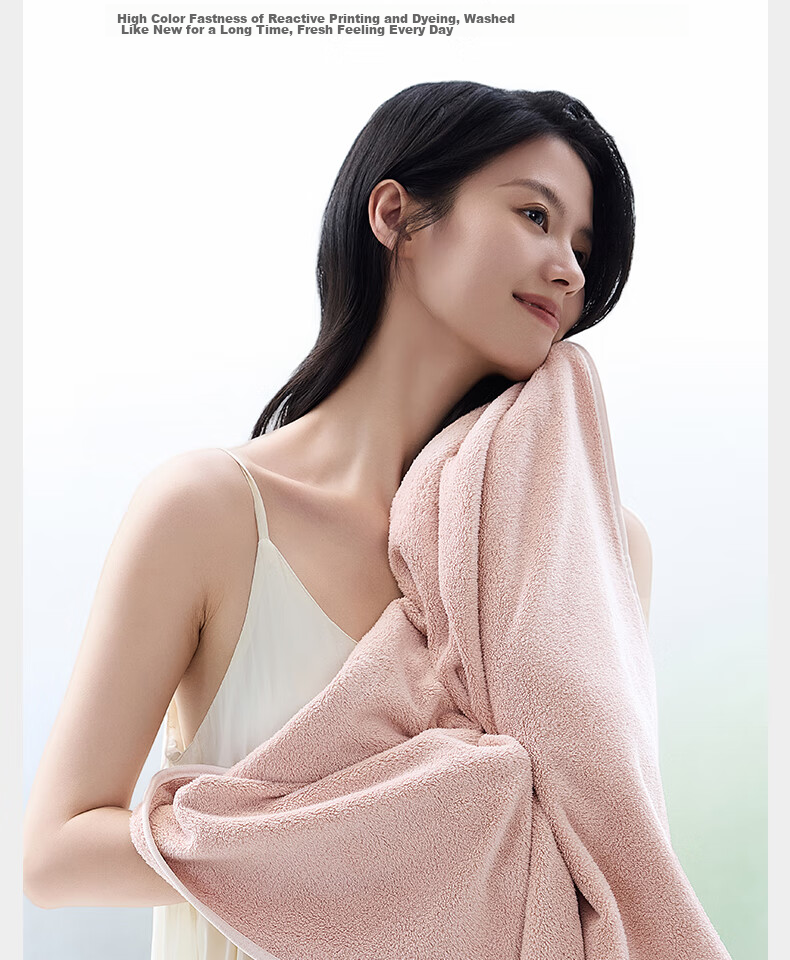 Grace Bath Towel, Class A, Low Shedding, Adult Home Use, Skin-Friendly, Soft, Absorbent, Quick-Drying, Hotel-Grade Large Bath Towel, Deep Blue Sports 12