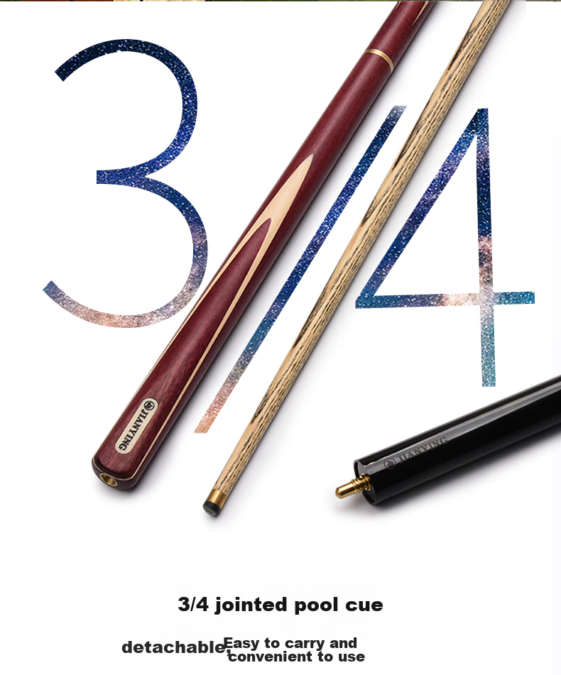 Jianying Pool Cue Tip, Chinese 8-Ball, English Snooker Billiard Cue, Jifeng 4
