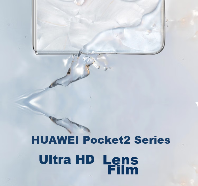 ESCASE Camera Lens Protector Premium Edition for Huawei Pocket 2, Full Coverage High Definition Glass Anti-Scratch Wear-Resistant Protective Ring Rear Film [Two Sets] 10