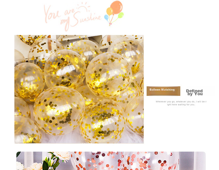 Jingtang Gold Foil Balloons for Birthday Party Decoration, Wedding Room Setup, Birthday Celebration, 20 Pieces with Pump Included 12