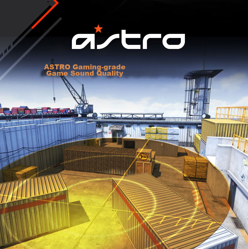 G Astro A10 Upgraded Version, Over-Ear Computer Gaming Headset, Stereo E-Sports Headphones with Noise Cancellation, PS5 PUBG Headset, Mechanical Gray - Compatible with Delta Actio 7