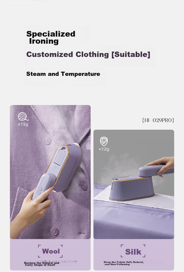 DAEWOO [Travel Portable] Handheld Garment Steamer, Home Ironing Machine, Steam Iron, Travel Portable Small Sterilizing Ironing Machine HI-029PRO Macaro 8