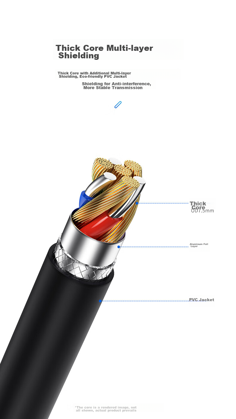 BIAZE DVI Cable, 3 Meters, DVI24+1 Converter Cable, DVI-D Male to Male 1080P Digital HD Cable, Computer Monitor Video Cable, XL5 10