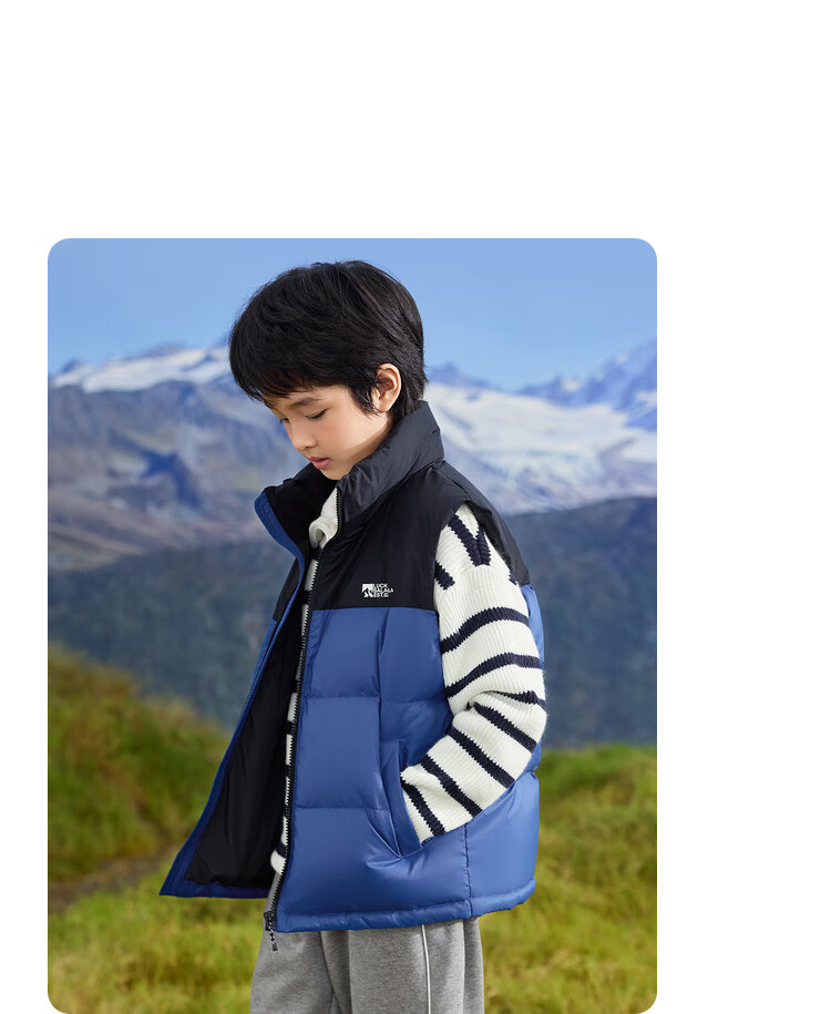 BALABALA Children's Clothing, Kids' Vest, Boys And Girls down Jacket, New Winter Outerwear, Warm And Comfortable, Versatile And Trendy 20