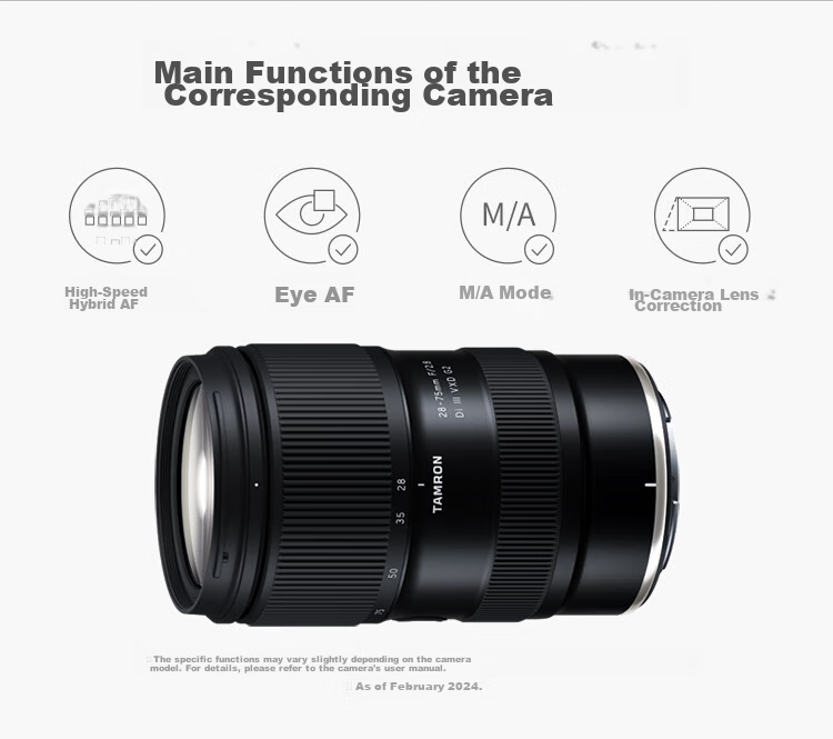 Tamron A063Z 28-75mm F/2.8 Di III VXD G2 Large Aperture Standard Zoom Lens for Nikon Full-Frame Mirrorless Cameras, Landscape And Portrait (Nikon Z-Mount) 15