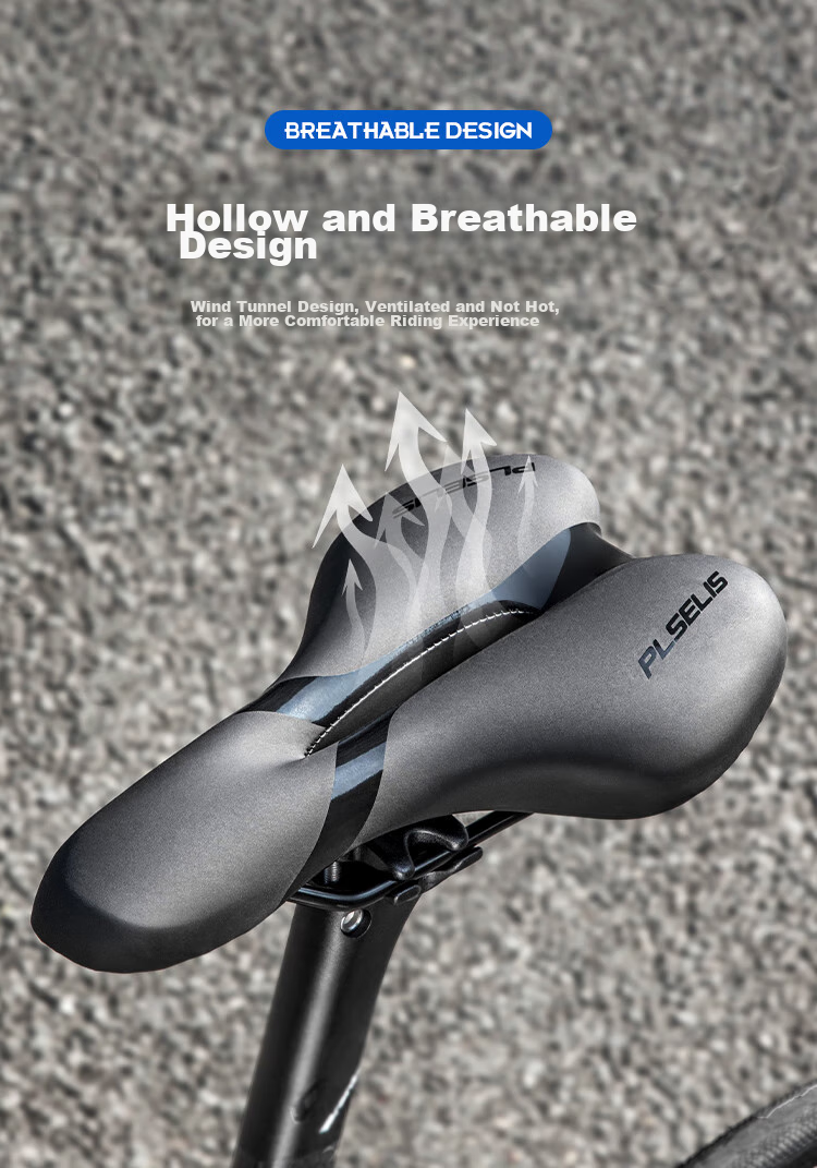 PLSELIS Bicycle Saddle, Ultra-Light Carbon Fiber Seat, for Road Bikes And Mountain Bikes, Professional Racing, Hollow Breathable Cushion, Cycling Equipment Accessory 10