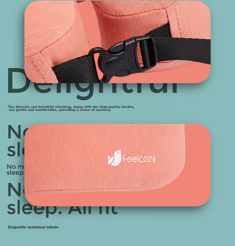 Jueqingsong U-Shaped Pillow, Airplane Neck Pillow, Travel Pillow, Memory Foam Office Pillow, Snail Portable Neck Pillow, Space Gray 12