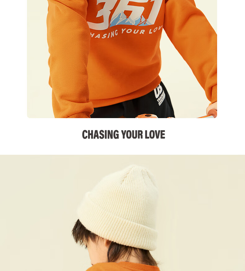 361° Kids Hoodie Autumn Winter 25 Fleece Lined Pullover Sweatshirt for Boys and Girls Ages 3-14 Blue 170 48