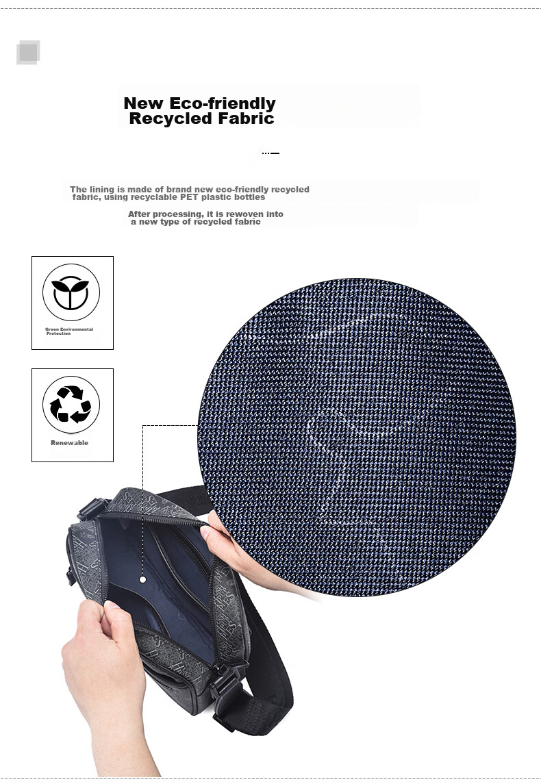 Hush Puppies Shoulder Bag for Men, Printed Simple Casual Crossbody Bag, Large Capacity PVC Shoulder And Crossbody Bag, Checkers Series 7