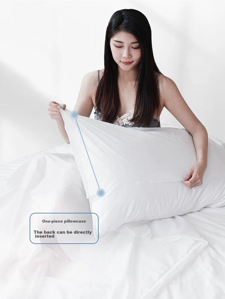CHUYISHENG Disposable Sleeping Bag, Hotel Hygiene Sleeping Bag, Train Sleeper Travel Bed Sheet, Duvet Cover, Pillowcase, Disposable Three Or Four-Piece Set 5