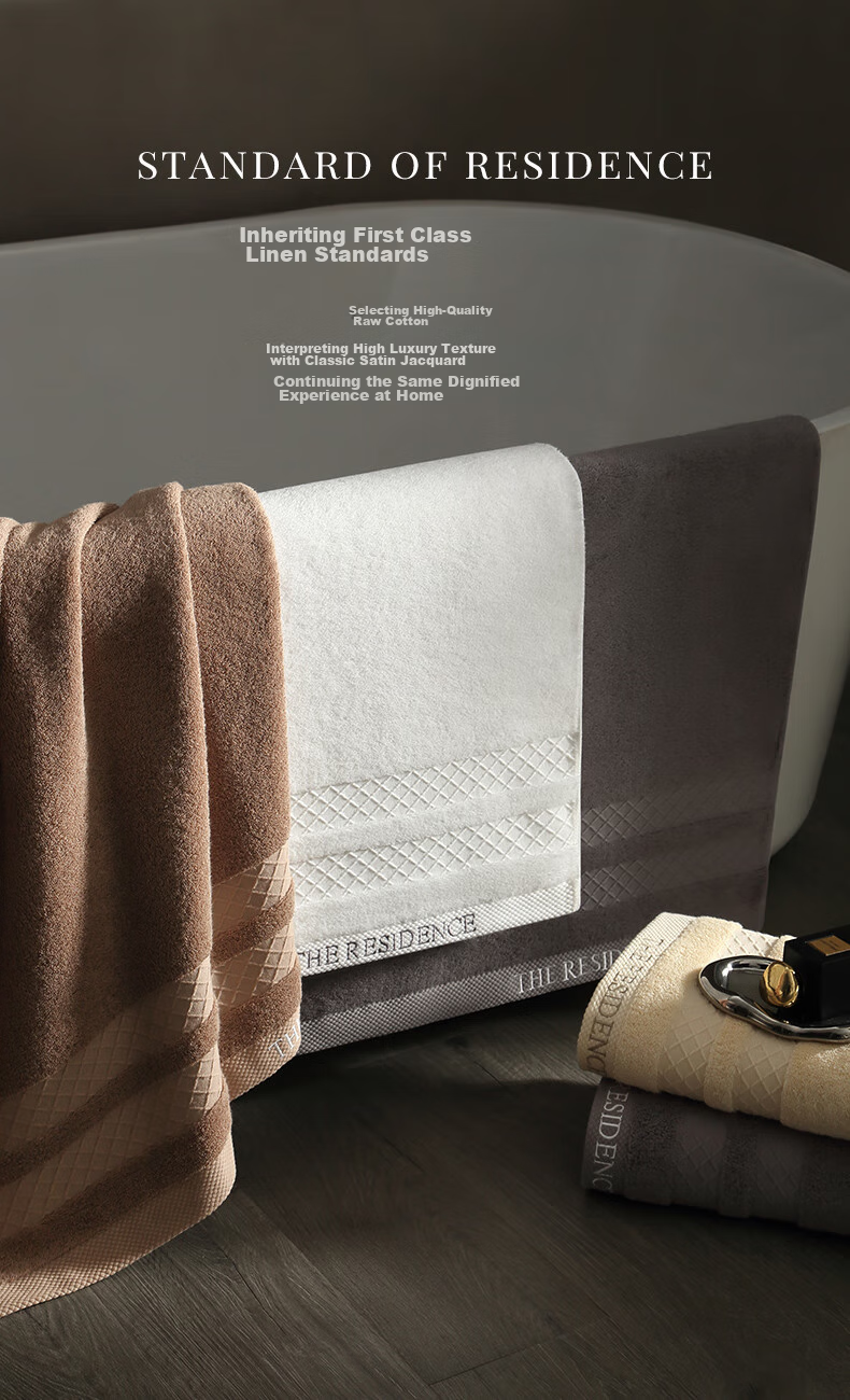Canasin Antibacterial Bath Towel [First Class Series], 800g Thickened Quick-Drying Soft Adult Large Bath Towel, Brown, Sports 4