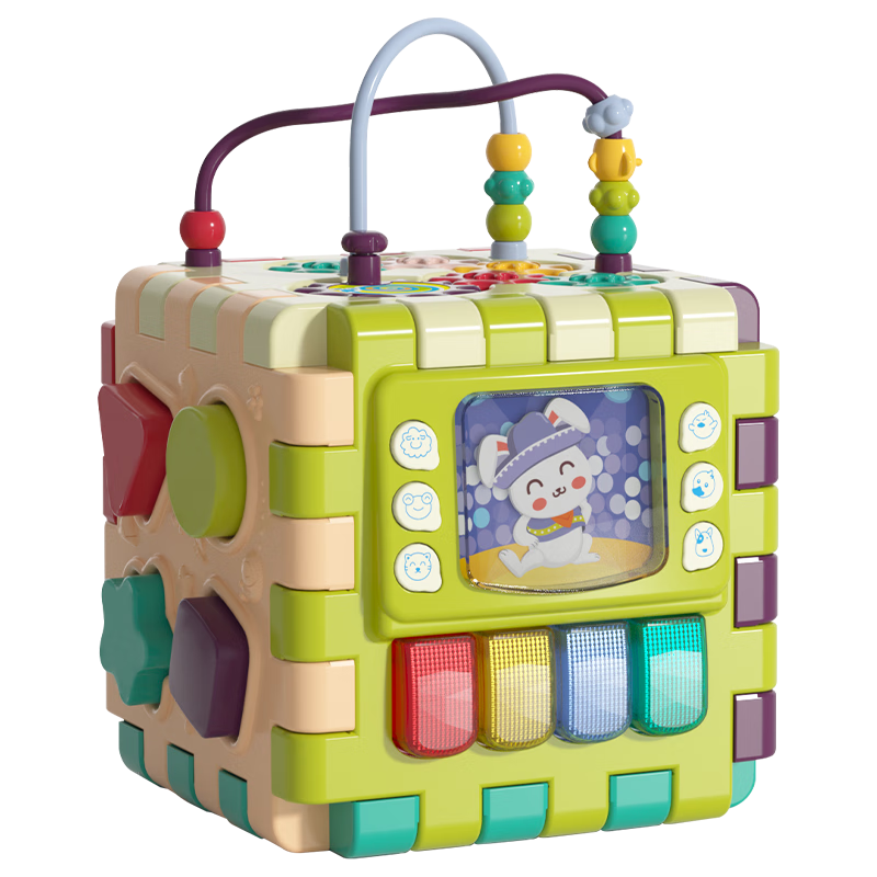 GOODWAY Hexahedron Baby Toy Educational Building Blocks for Children 1-2 Years Old, Early Learning Toy, Birthday Gift for Boys And Girls
