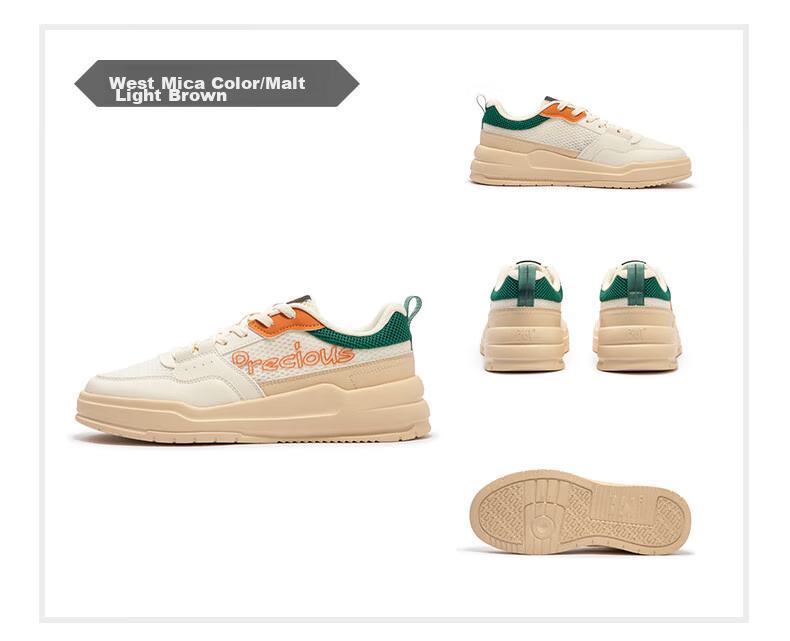 361° Men's Sports Shoes Breathable Thick Sole Casual Sneakers Spring Summer New Model 672616609-2 6
