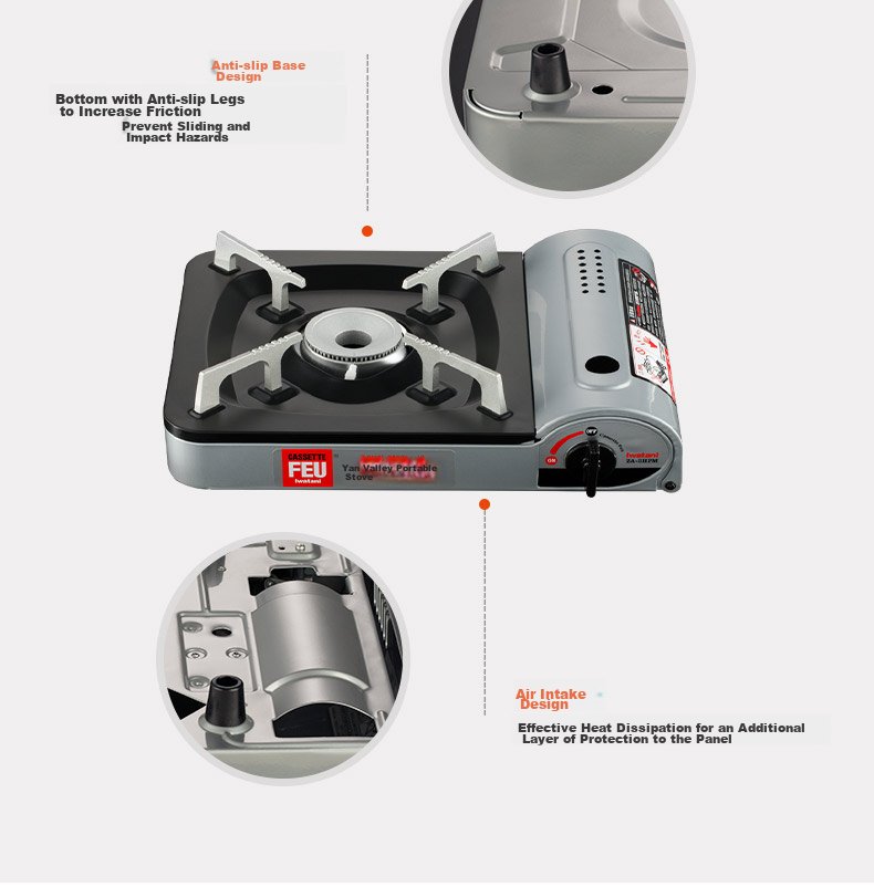 Iwatani ZA-3LS Portable Gas Stove, Camping Cooker, Outdoor Cooking Equipment, Camping Burner for Gatherings And Picnics 12