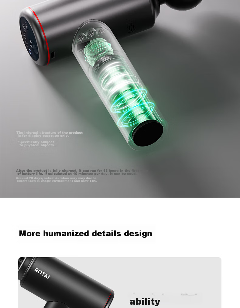 Hongmengzhixuan Rongtai G36 Professional Fascia Gun Massager Neck Membrane Gun Full Body Shoulder Neck Waist Back Muscle Relaxation Huawei Smart Control Sports Fitness Birthday Gift for Boyfriend Girlfriend 11