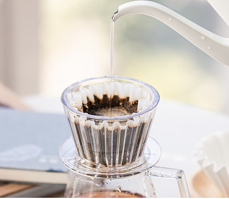 Timemore Ice Gaze B75 Pour Over Coffee Filter Cup Cake Filter Cup Flat Bottom Filter Cup Home Coffee Utensils 16