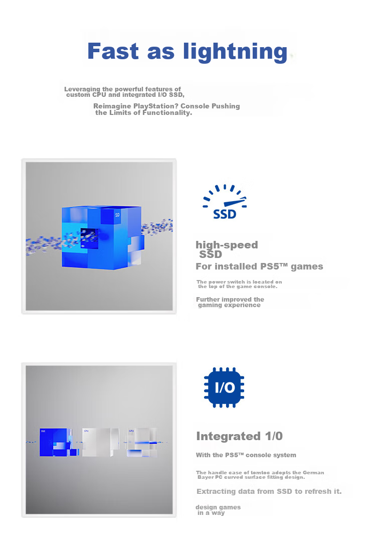 SONY PS5 Slim Disc Edition, PlayStation5 Disc Edition (Slim Version), Chinese Mainland Version, PS5 Game Console 3