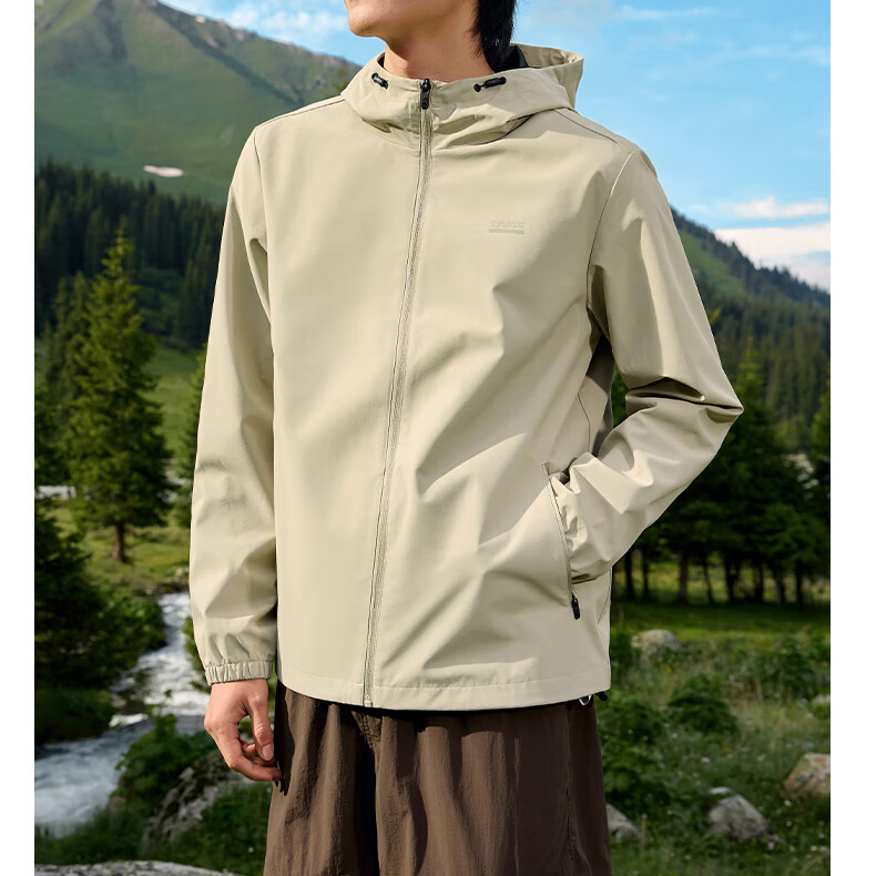 361° Men's Triple-Protection Jacket, Autumn Water-Repellent Sportswear, Casual Commuter Hooded Windbreaker, Outdoor Jacket 25