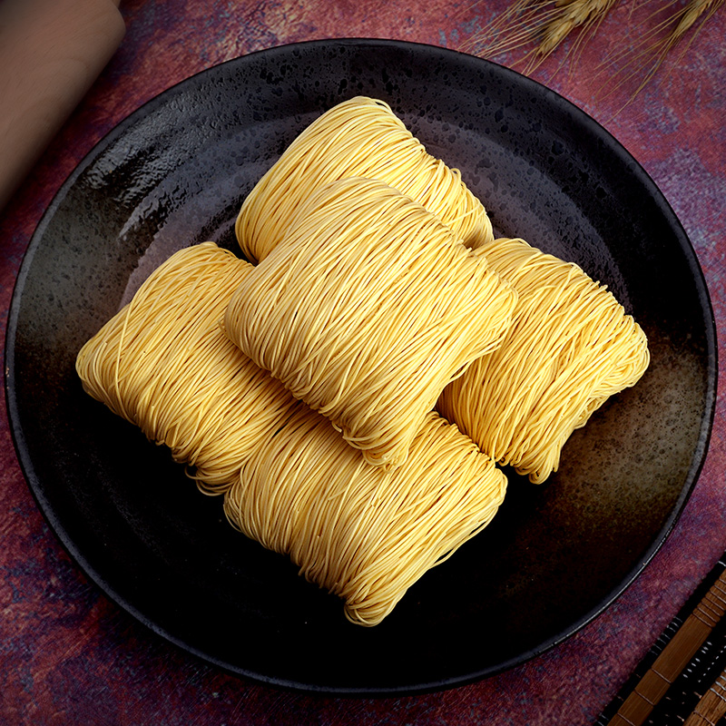 黎记面条 手工竹升面1300g 挂面云吞面龙须面银丝面港式竹升面广东面