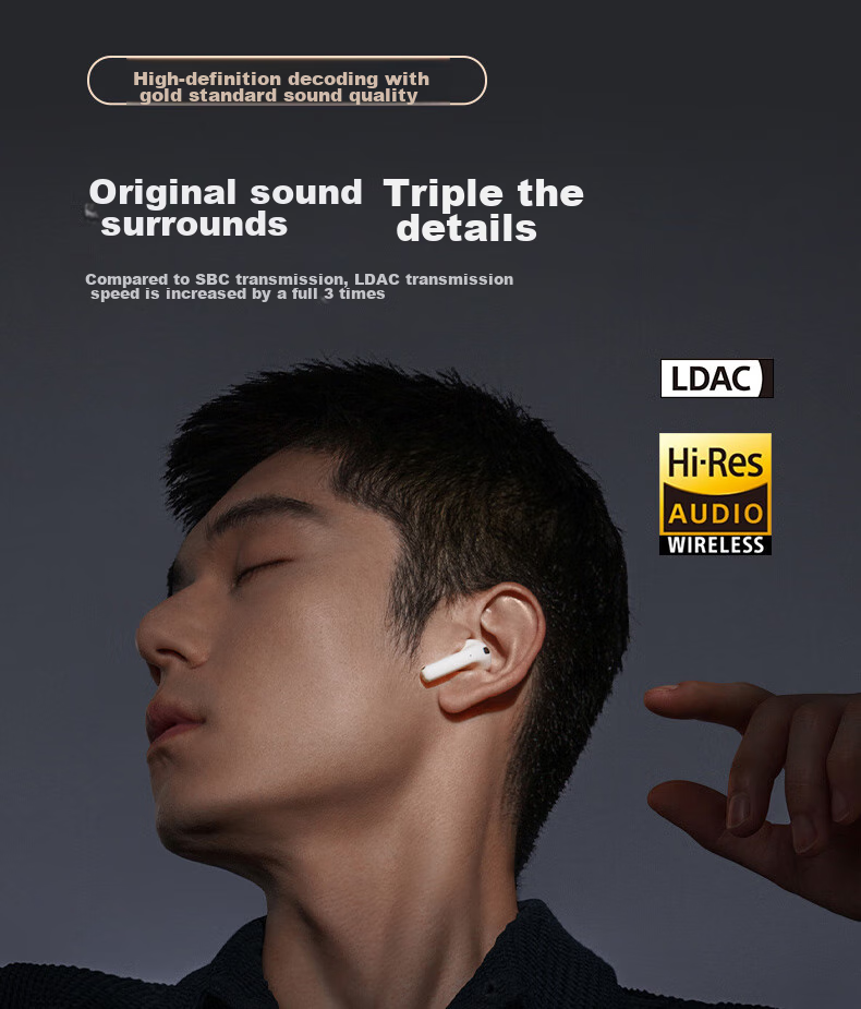 EDIFIER Evo Pro True Wireless Active Noise Cancelling Bluetooth Earphones, Wireless Earbuds, In-Ear Headphones, Compatible with Apple, Huawei, Xiaomi, OPPO, Midnight Blue, Graduation Gift 7