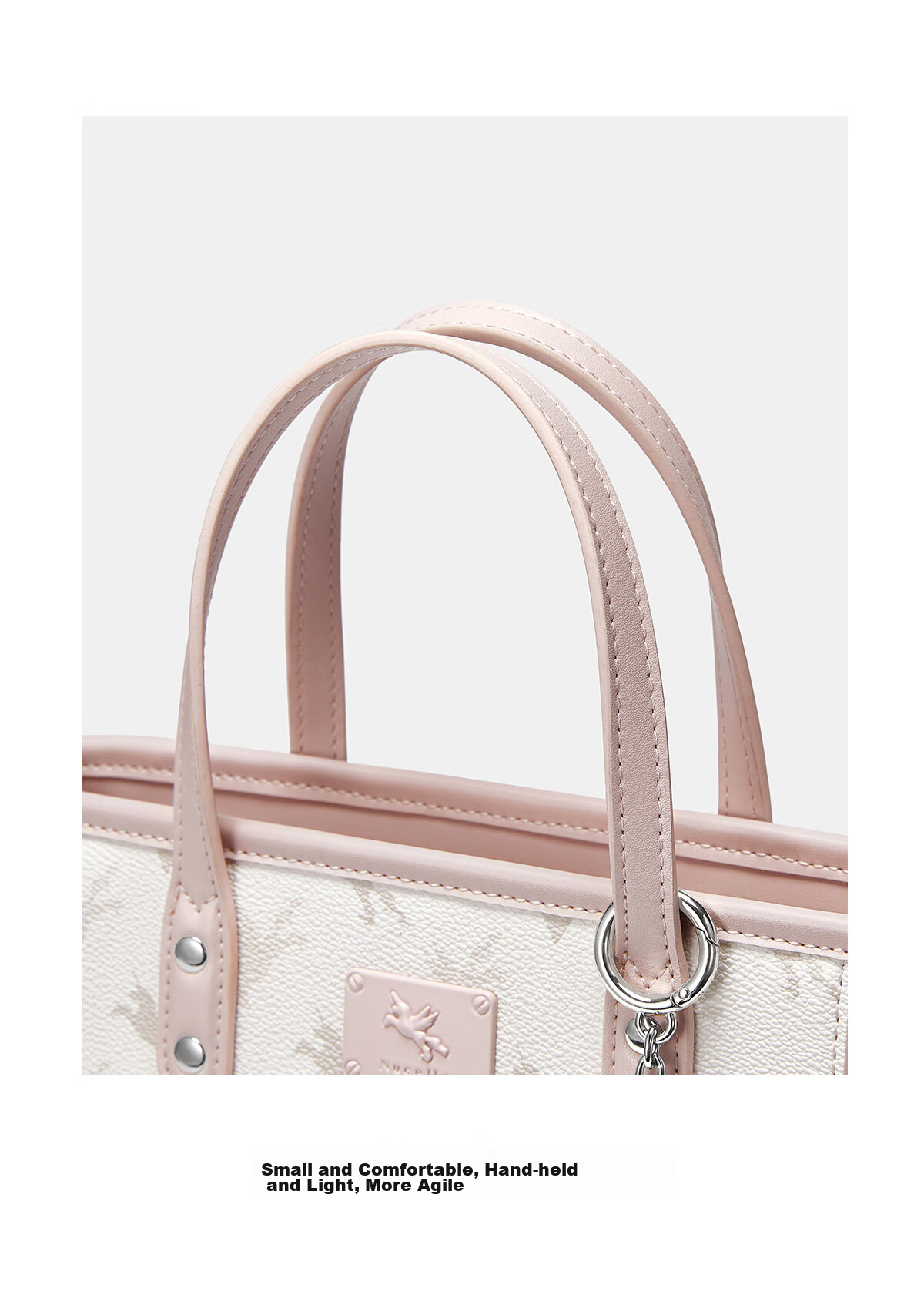 NUCELLE Pegasus Small Tote Basket Bag, New Light Luxury Niche Handheld Crossbody Women's Bag, Birthday Gift for Girls 43