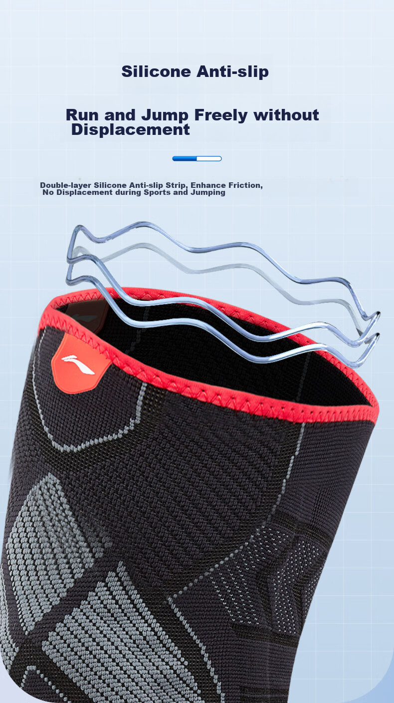Li-Ning Knee Pads for Sports, Unisex Meniscus Protection, Suitable for Hiking, Basketball, Running, Patella Support, Soccer Knee Guards 5