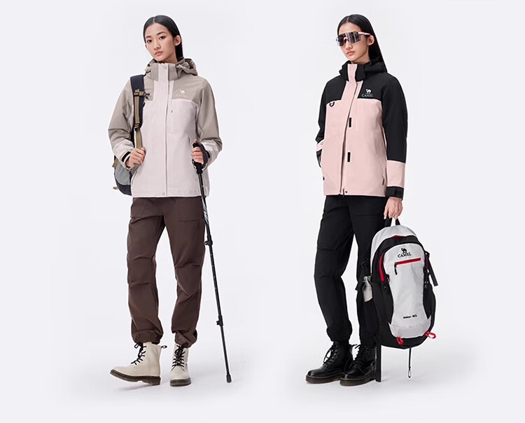 CAMEL Outdoor Functional Jacket for Men And Women, Three-In Detachable Windproof Waterproof Mountaineering Coat A14CAFO779 20