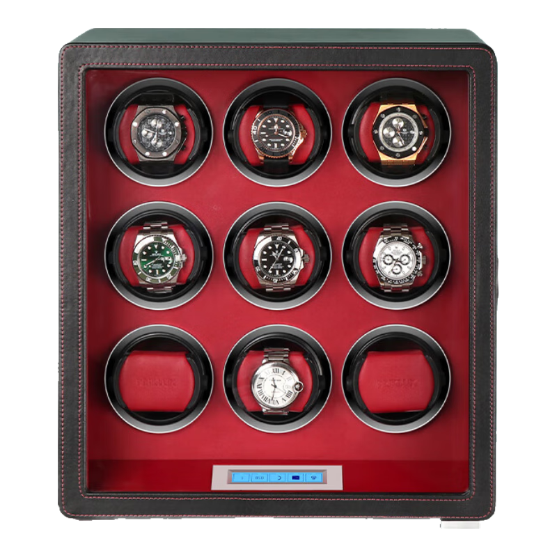 DrikLux Automatic Watch Winder with Fingerprint Unlock, for Men's And Women's Watches, Gift for Elders, Commemorative New Year Present