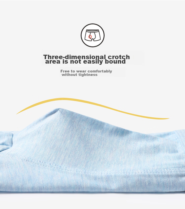 LangSha Children's Underwear, Boys' Modal Antibacterial Crotch Breathable Class A Boxer Briefs for Older Children And Teenagers, Shorts, Size 110 8