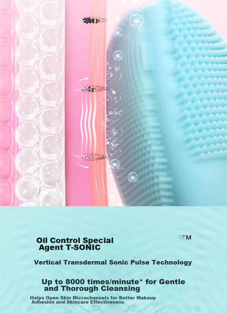 FOREO Luna Facial Cleansing Device, LUNA Mini3 Purifying Cleansing Device, Balances Oil, Face Washing Instrument, Pore Cleaner, Cherry Red Rechargeable Model 16
