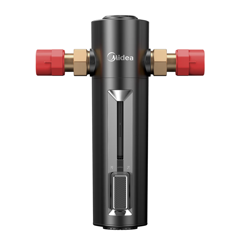 Midea Pre-Filter, Ultra 15T/h High Water Flow, Premium Home Model, Dual Turbine Semi-Automatic Backwash, All-Copper Explosion-Proof, No Replacement Core Required, Whole House Water Purifier QZBW20S-24Pro