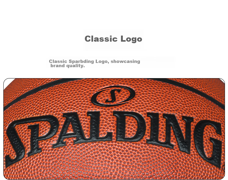 SPALDING Basketball Size 5 Indoor/outdoor Wear-Resistant Dual-Use PU Material Youth Children's Basketball 77-476Y5 13