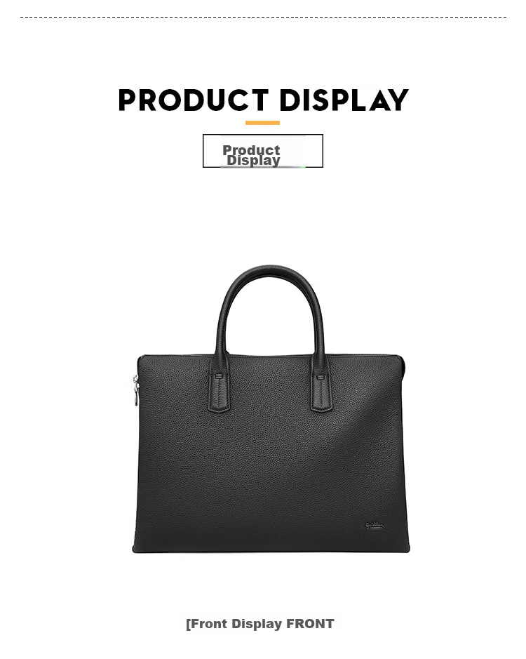 Goldlion Business Briefcase, Handbag, Fashionable Men's Bag, Large Capacity Laptop Bag, Birthday Gift 19