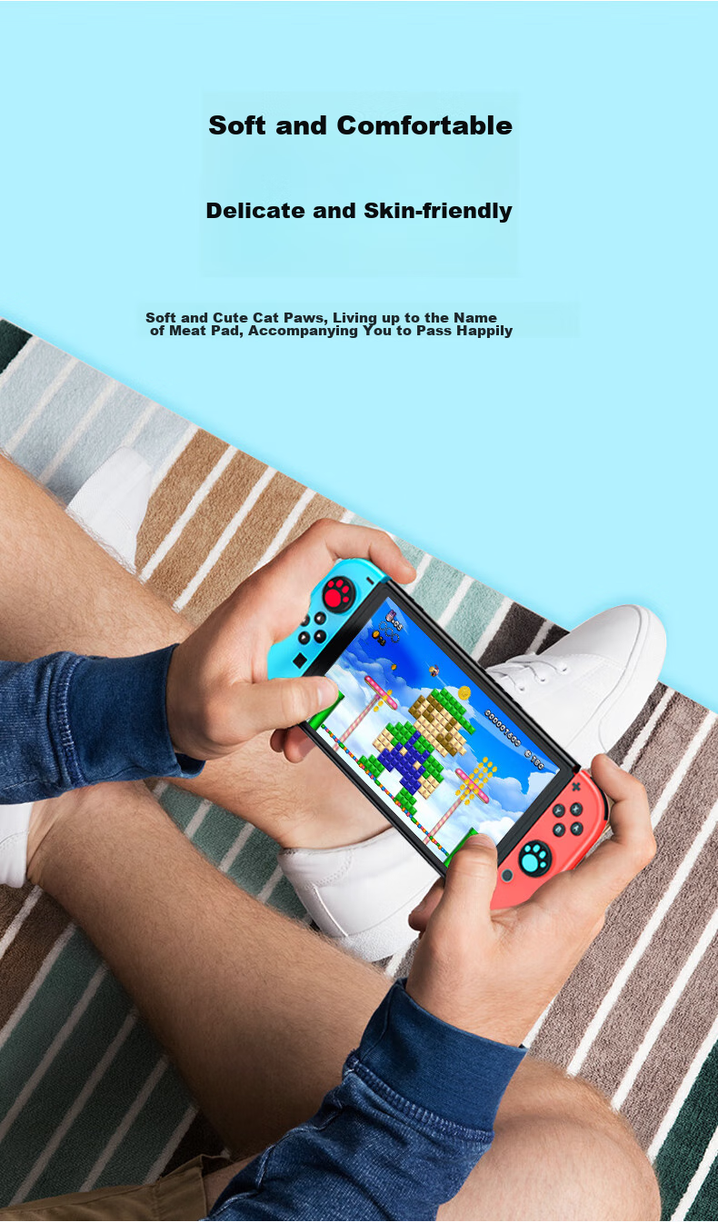 LinkStone Switch Joy-Con Controller Cover, Silicone Protective Case for Nintendo Switch Lite/Joy-Con Gamepad Accessories And Peripherals 2