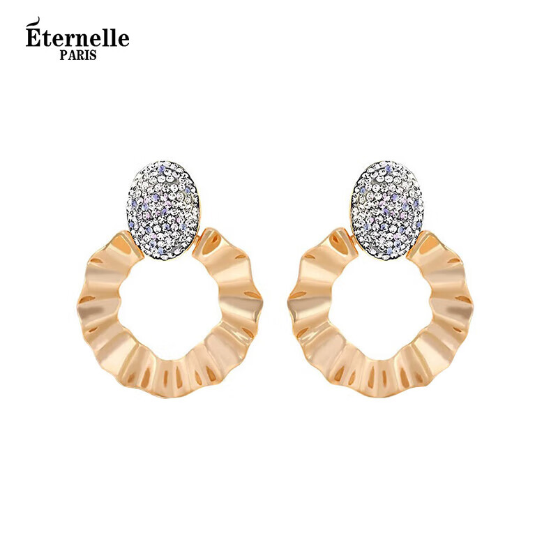 Eternelle French Eternal Bohemian Retro Earrings, 2026 New Niche Design Elegant Ear Studs, Dazzling Colors