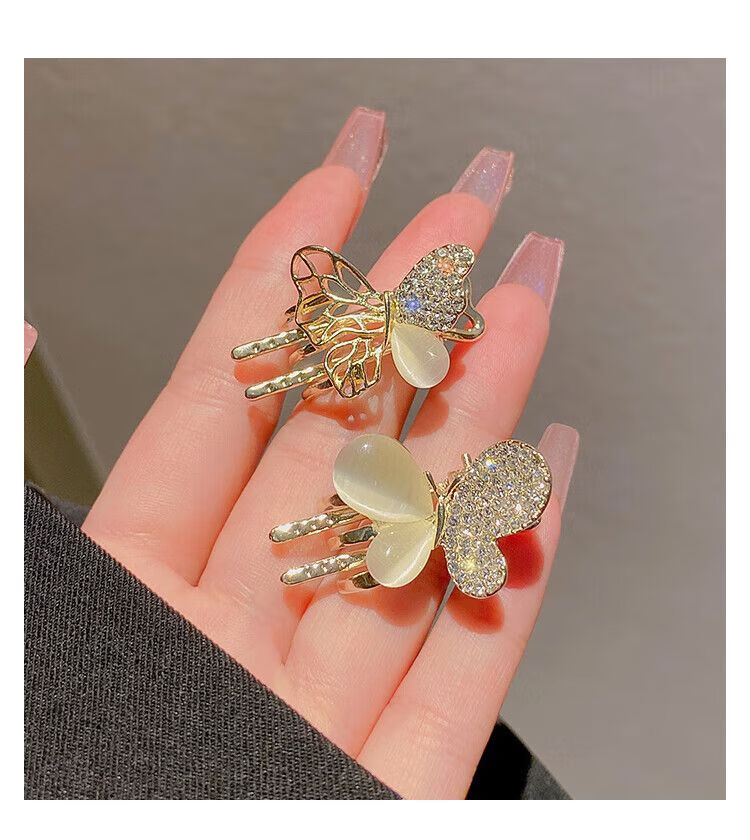 Gunai Sweet Side Bangs Clip, Hairpin, Barrette, Flyaway Hair Clip, Hair Accessory, New Year Gift for Women, Present for Girlfriend, Fashionable 9