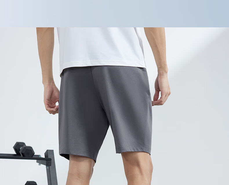 361° Men's Spring Summer Five-Point Shorts Running Fitness Training Casual Knit Pants 652624706-2 33