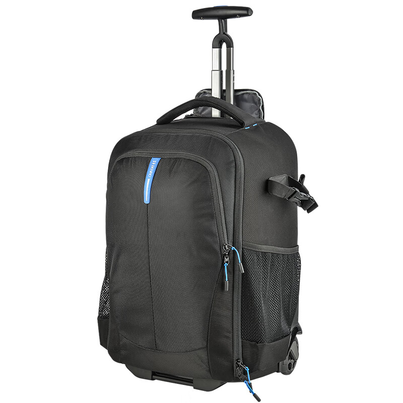 Benro Hiking Backpack 2000 Photography Trolley Bag with Wheels, Professional Outdoor Lightweight Large Capacity DSLR Camera Bag with Rain Cover