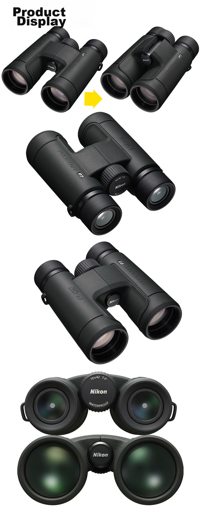 Nikon Binoculars Zunwang Prostaff P7, 8X42, Outdoor Portable, for Phone Viewing, Concert Watching, And Bee-Hunting 9