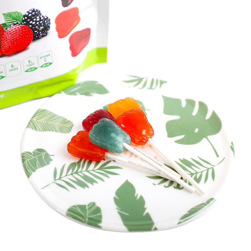 约翰博士约翰博士（DR.JOHN'S） 混合水果牙齿无糖棒棒糖 VC升级款109g