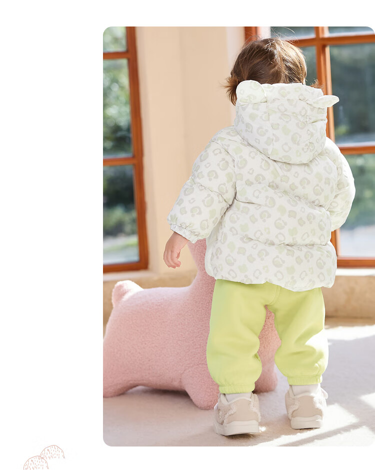 BALABALA Kids Down Jacket Boys Girls Winter 2025 New Thickened Puff Down Coat Baby Warm Clothes 14