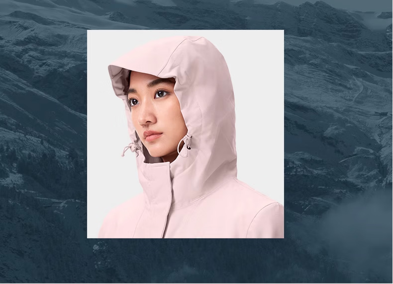 CAMEL Padded Windbreaker Jacket for Men And Women, Hard Shell Coat, Windproof And Waterproof, Tibet Cotton Padded Outerwear, Mountaineering Clothing A14CF04678 25