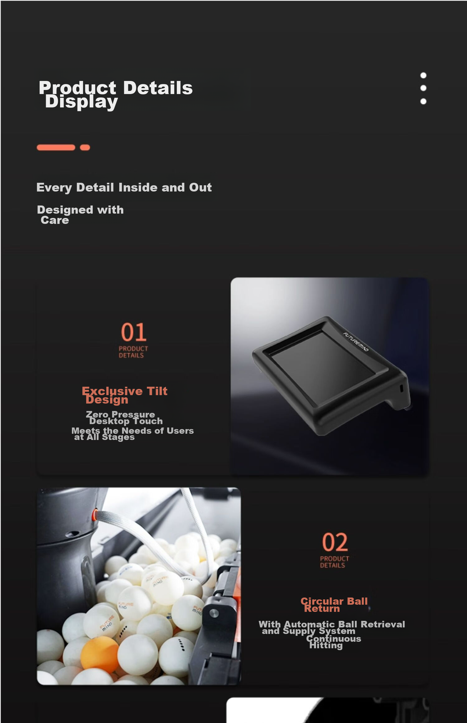 Pongbot Omni Table Tennis Robot, Home Automatic Table Tennis Training Machine, Omni Black And Orange Upgraded Versio 28