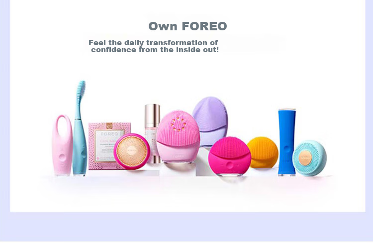 FOREO Luna Facial Cleansing Device, LUNA Mini3 Purifying Cleansing Device, Balances Oil, Face Washing Instrument, Pore Cleaner, Cherry Red Rechargeable Model 37
