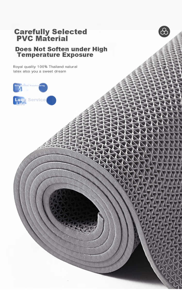 Baineng Bathroom Non-Slip Mat Shower Room Bath Foot Mat Toilet PVC Hollow Anti-Slip Floor Mat 0.9*1m 6